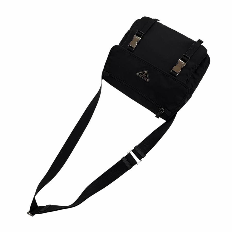 PRADA（プラダ） 極美品▽PRADA 1BD953 ナイロン レザー