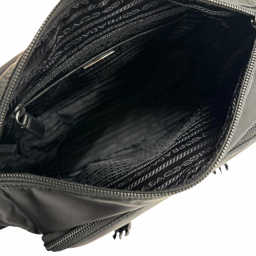 PRADA（プラダ） 極美品▽PRADA 1BD953 ナイロン レザー