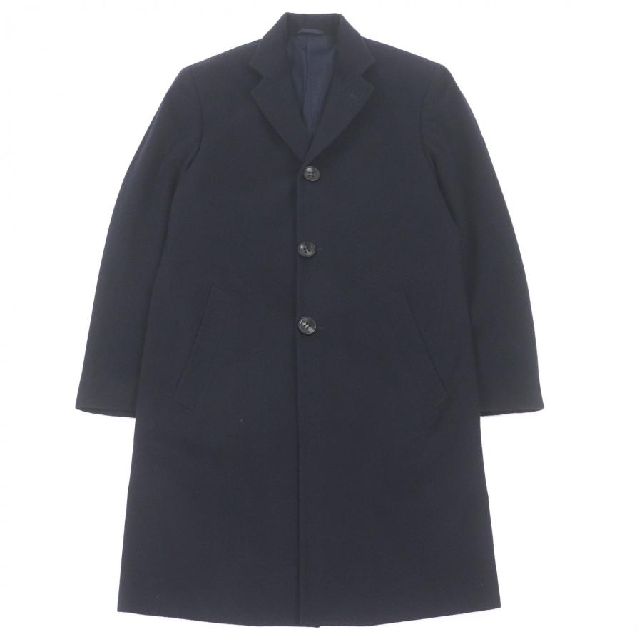 最終値下げ！kitonカシミヤ100チェスターコート ロングコート 美品□KITON キートン カシミヤ100％ 無地 シングル チェスターコート