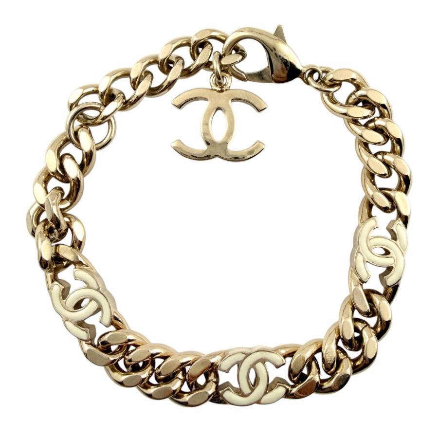 CHANEL（シャネル） 美品◇CHANEL B22S AB8299 ココマーク チェーン 