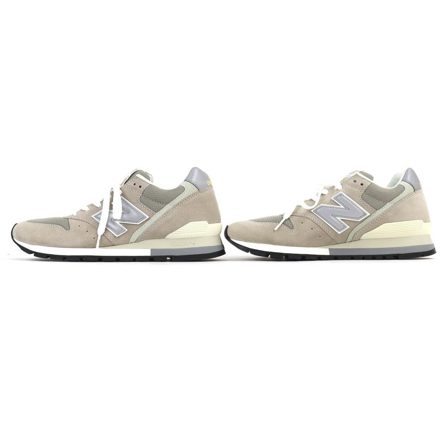 未使用品△NEW BALANCE ニューバランス M996JP ハンドメイド レザー スニーカー グレー 26.5 箱・保存袋付 日本製 メンズ オススメ◎ New Balance（ニューバランス） 未使用品△NEW BALANCE M996JP
