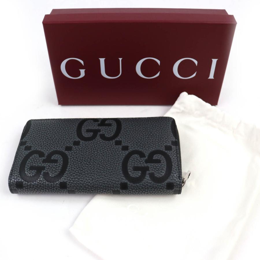 GUCCI（グッチ） 極美品△GUCCI 739484 マキシGGジップアラウンド