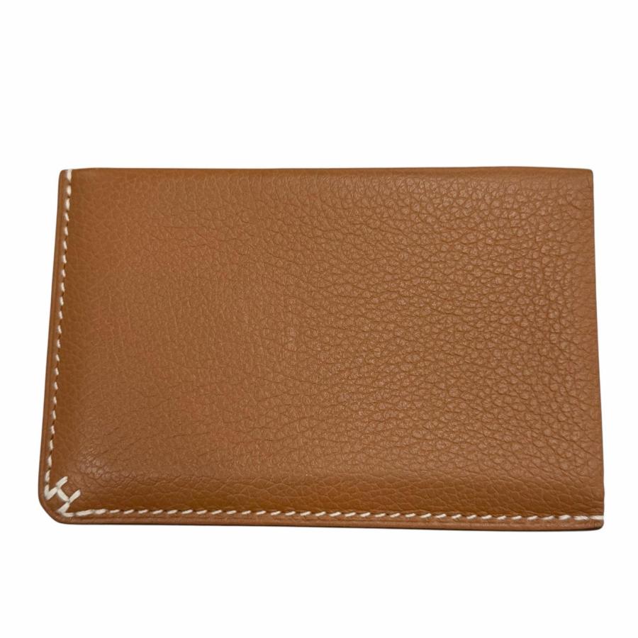 HERMES（エルメス） 美品▽HERMES 2024年製 Hセリエ レザー ゴールド