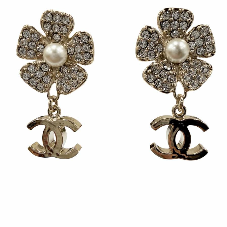 CHANEL　シャネル　ピアス　ビジュー CHANEL（シャネル） 極美品☆CHANEL 2023年製 B23S ココマーク パール