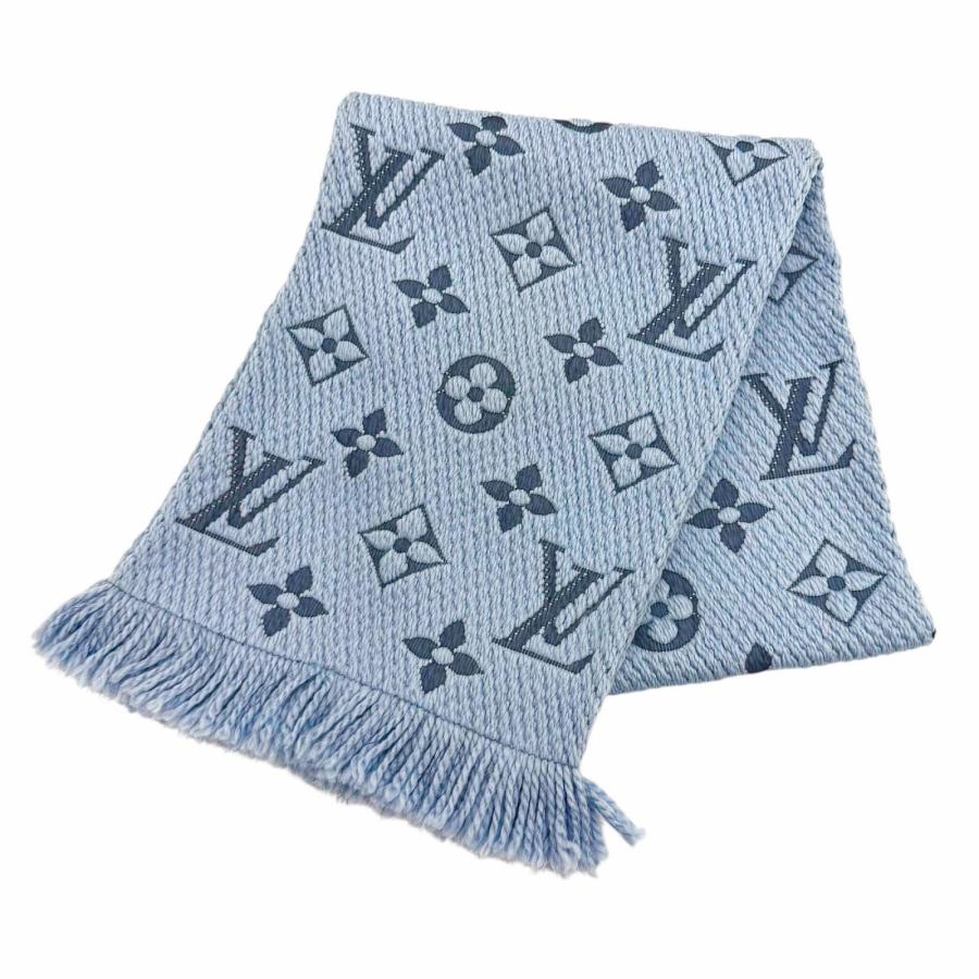 ルイ・ヴィトン ロゴ刺繍マフラー LOUIS VUITTON（ルイ・ヴィトン） 美品☆LOUIS VUITTON M75702