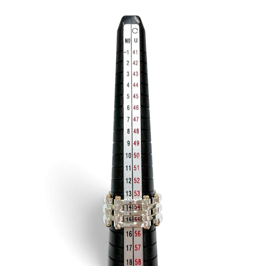 ご*ん様 ティファニー　ゲート　リング　925 750 コンビ 指輪 21.5号 TIFFANY&Co.（ティファニー） 美品◇TIFFANY&Co. ゲートリンク リング