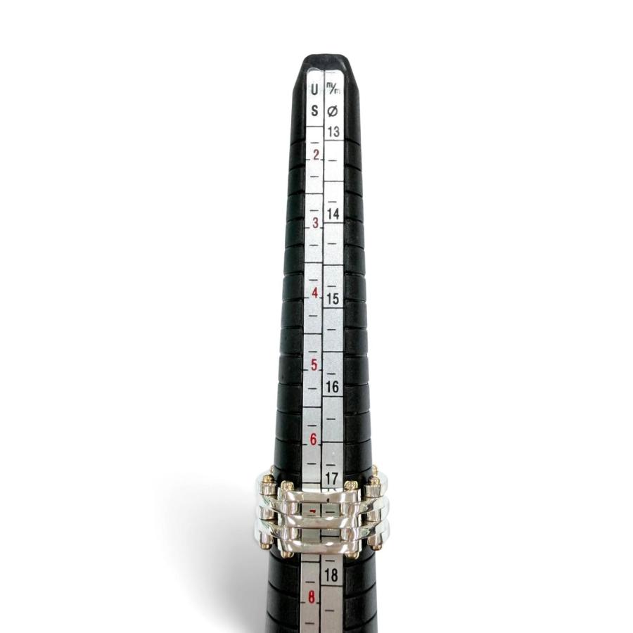 あ*ー様 ティファニー　ゲート　リンク　リング　925 750 17.5号　指輪 TIFFANY&Co.（ティファニー） 美品◇TIFFANY&Co. ゲートリンク リング
