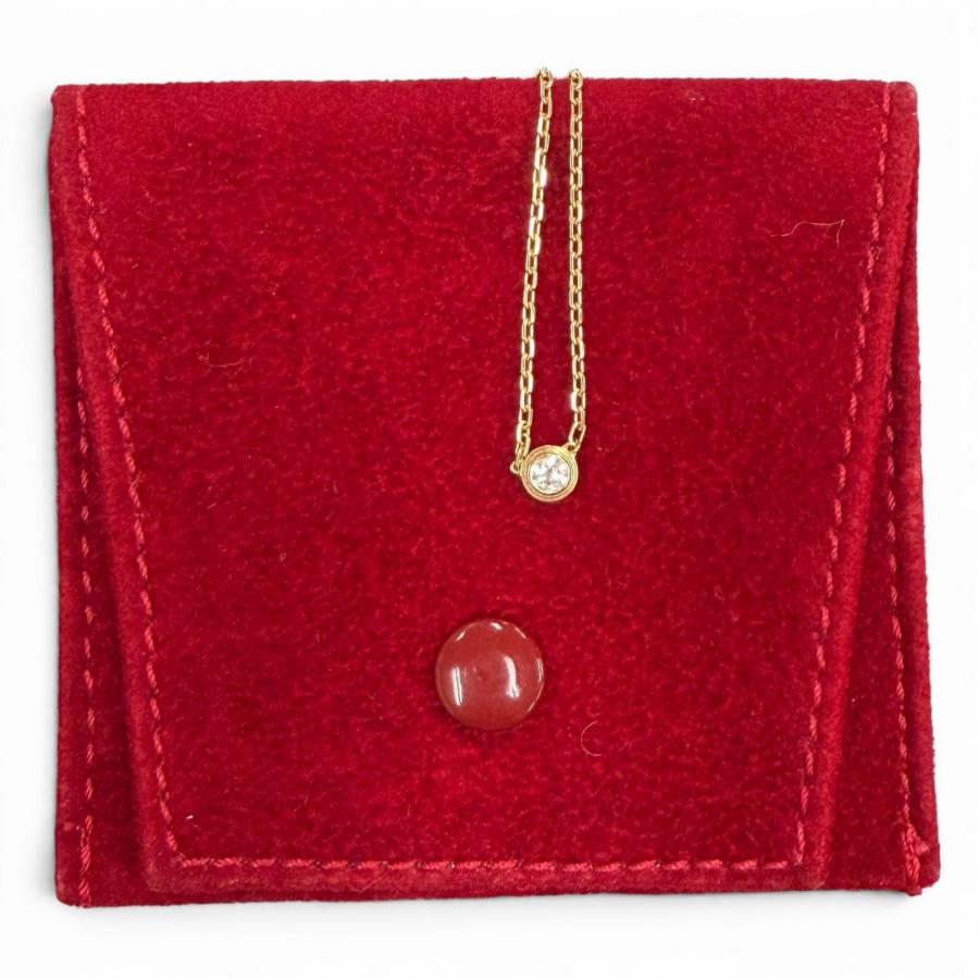 Cartier ダムール 箱付き Cartier（カルティエ） 美品☆Cartier ダムール SM AU750 ダイヤモンド