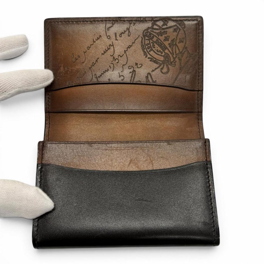 ベルルッティ 日本限定販売 インブイア 名刺入れ ボックスカーフレザー 良品▽Berluti ベルルッティ 2025年製 インブイア ボックスカーフ