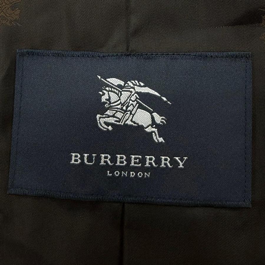 極美品▽BURBERRY LONDON バーバリーロンドン カシミヤ100% 比翼仕立て