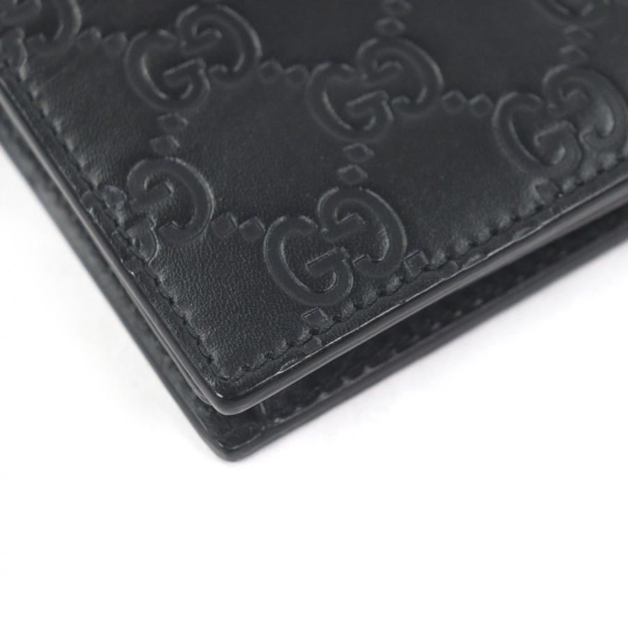 GUCCI（グッチ） 極美品□GUCCI 410120 グッチシマレザー 二つ折り財布