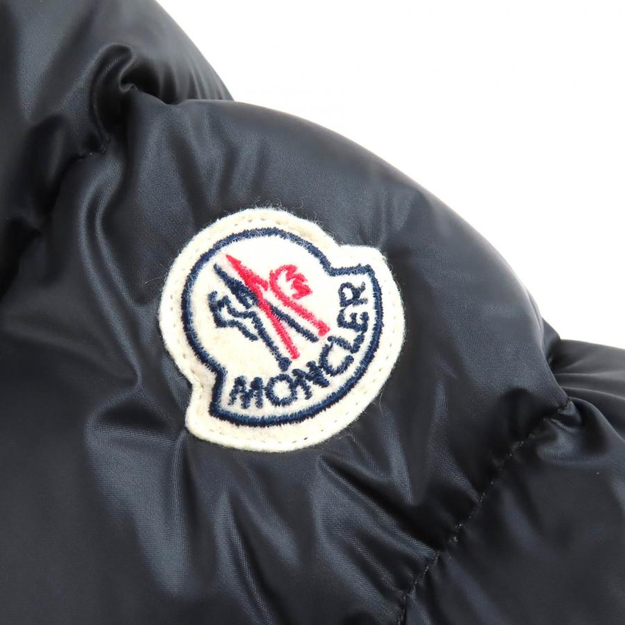専用 モンクレール エルミンヌ ロゴワッペン フード ロングダウンコート MONCLER（モンクレール） 美品△MONCLER HERMINE エルミンヌ ロゴ