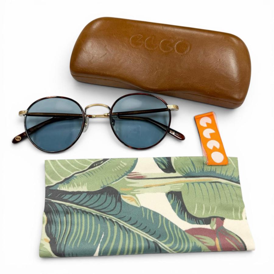 美品▼GARRETT LEIGHT ギャレットライト Wilson ベッコウ柄 アイウェア サングラス クリアブラウン アンティークゴールド 49□22 メンズ 美品▽GARRETT LEIGHT ギャレットライト Wilson ベッコウ柄 アイウェア