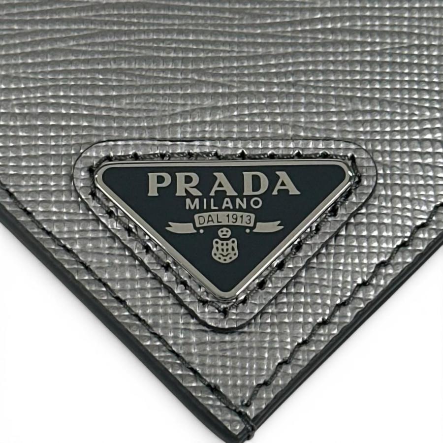 PRADA（プラダ） 極美品△PRADA 1MC223 サフィアーノレザー 三角