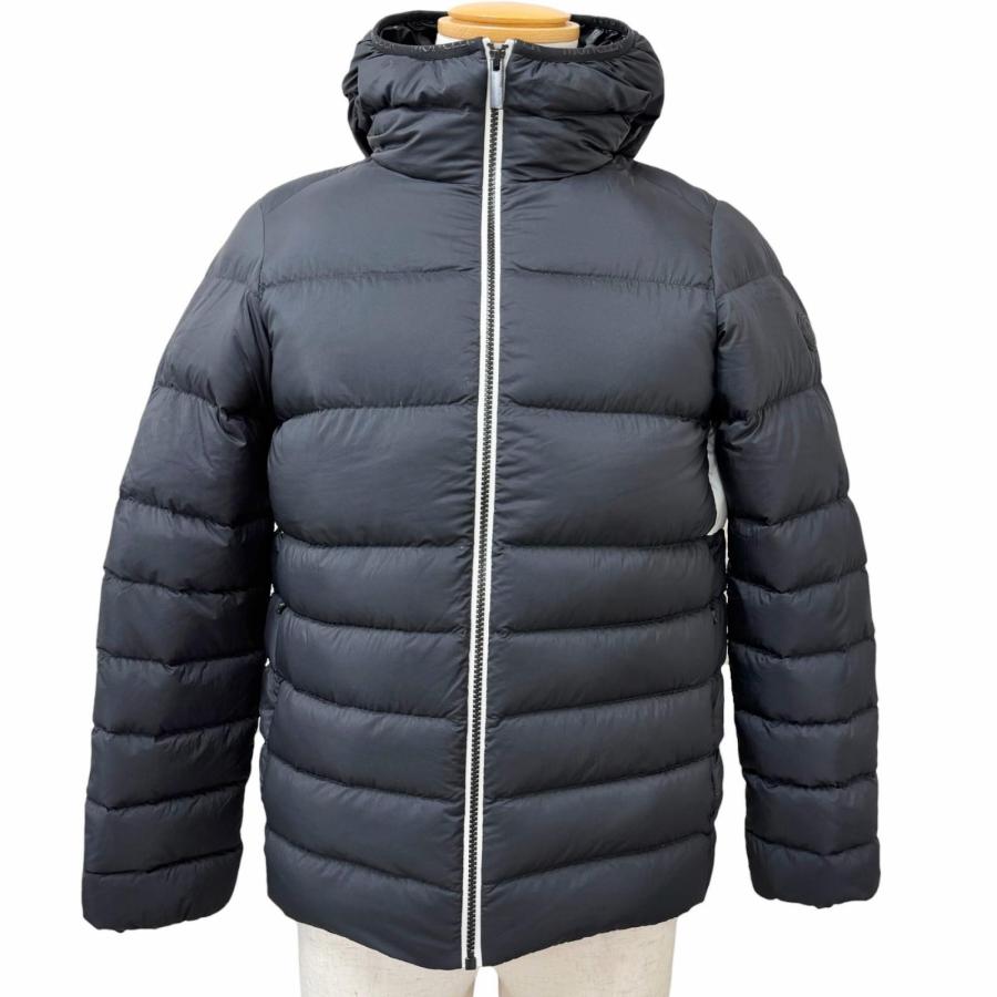 美品□MONCLER モンクレール 2022年製 PLUVIS GIUBBOTTO フーデッド ライトダウンジャケット ブラック 00 正規品 メンズ ハンガー付き MONCLER（モンクレール） 美品□MONCLER 2022年製 PLUVIS GIUBBOTTO