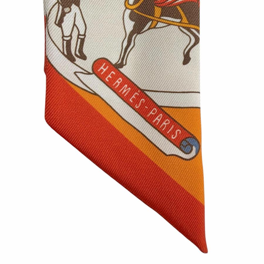 HERMES　Exposition Universelle　万国博覧会　ツイリー HERMES（エルメス） 極美品◇HERMES ツイリー Exposition Universelle