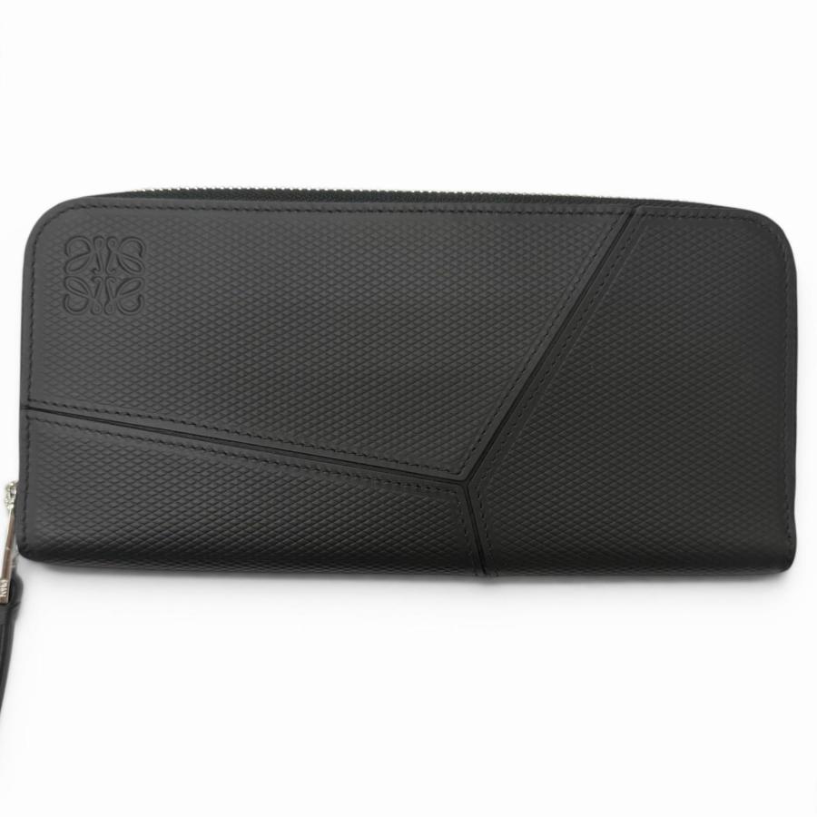 LOEWE（ロエベ） 極美品□LOEWE C510U46X12 PUZZLE EDGE ZIPPED WALLET