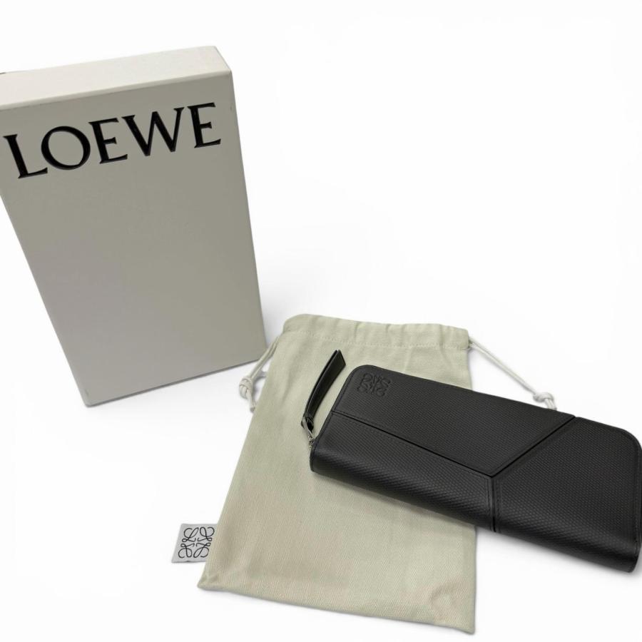 LOEWE（ロエベ） 極美品□LOEWE C510U46X12 PUZZLE EDGE ZIPPED WALLET 