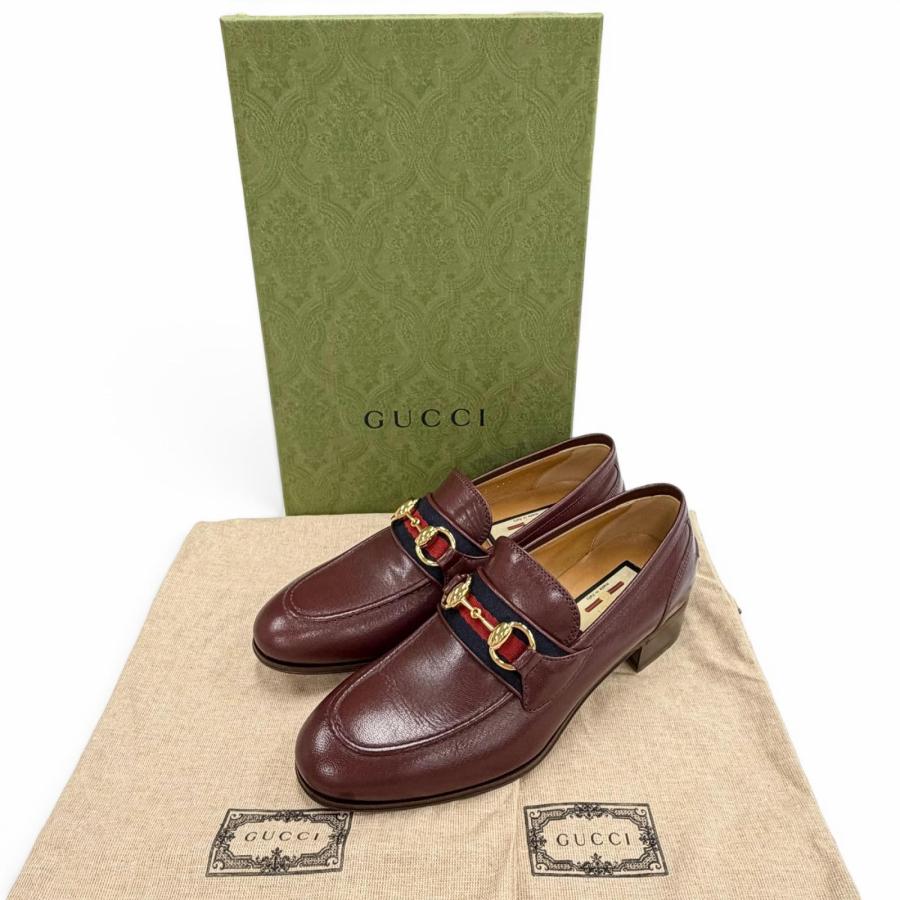 GUCCI（グッチ） 未使用品△GUCCI 660819 ウェブライン ホースビット 