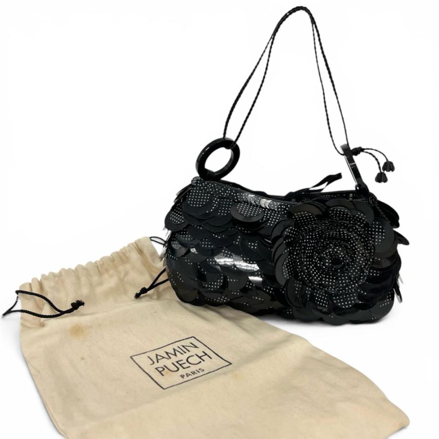 美品△JAMIN PUECH ジャマン・ピュエッシュ コットン フラワーモチーフ