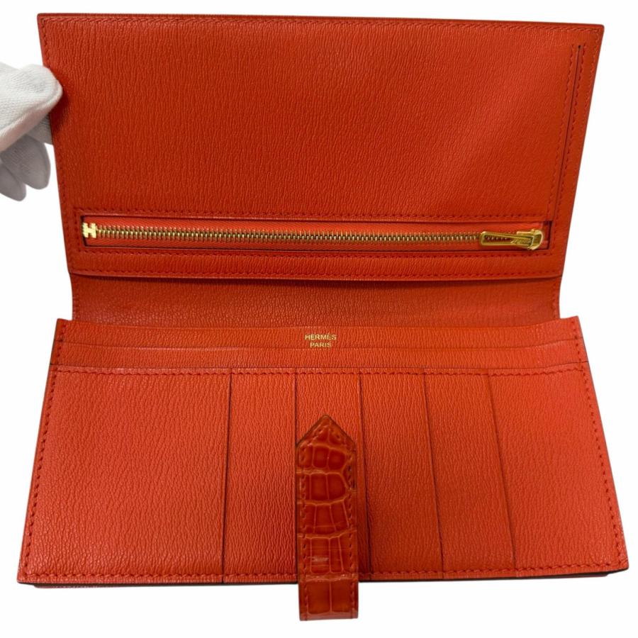 HERMES（エルメス） 未使用品□HERMES ベアン スフレ アリゲーター H 