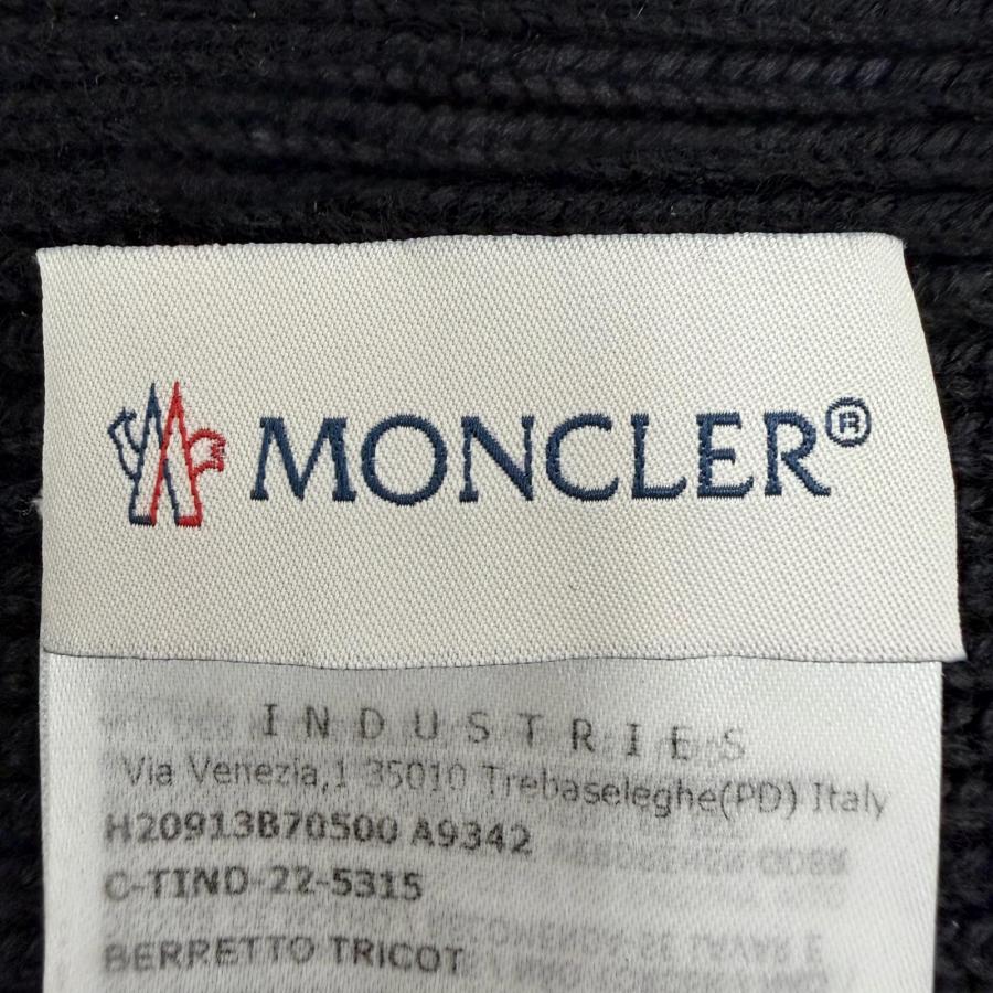 MONCLER（モンクレール） 美品◇MONCLER 2022年製 ウール100％ ロゴ