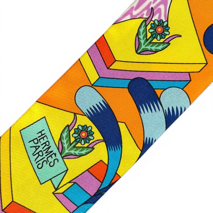 ♡美品♡ エルメス ツイリー スカーフ ペガサスの源泉 シルク100% HERMES（エルメス） 極美品△HERMES La Source de Pegase ペガサスの