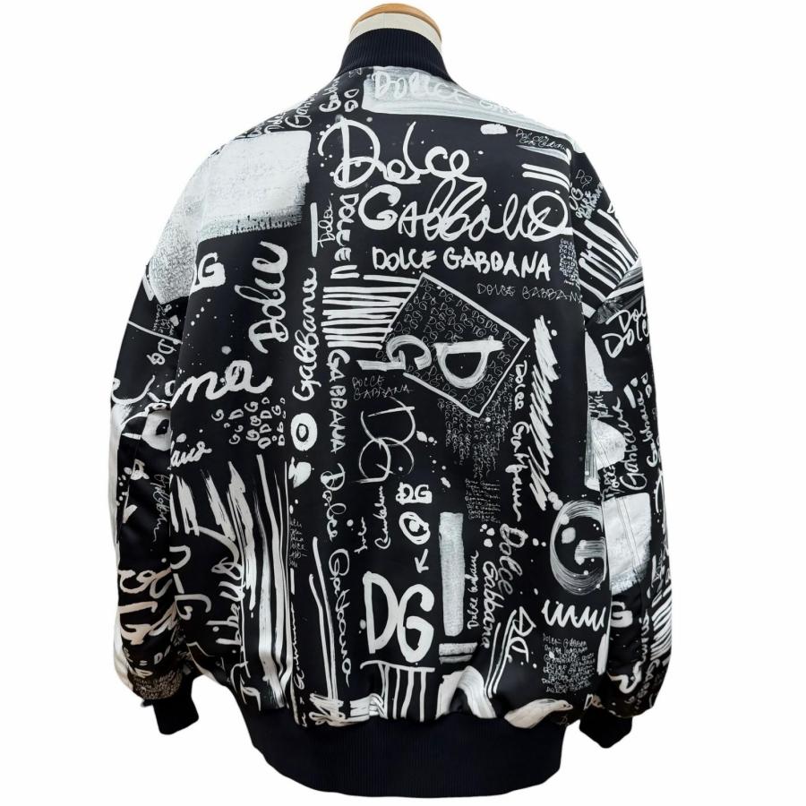 未使用品▽DOLCE&GABBANA ドルチェ＆ガッバーナ G9YU7T グラフティ 黒