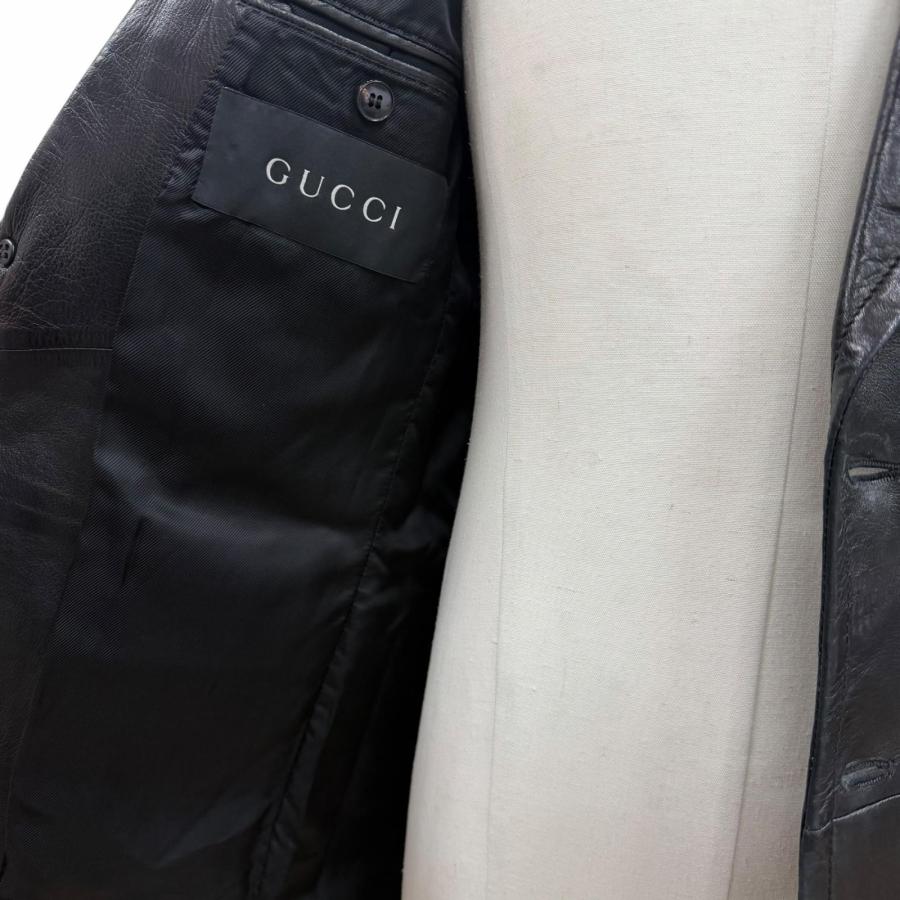 GUCCI（グッチ） 良品▽GUCCI ヴィンテージ 156269 羊革 ラムレザー
