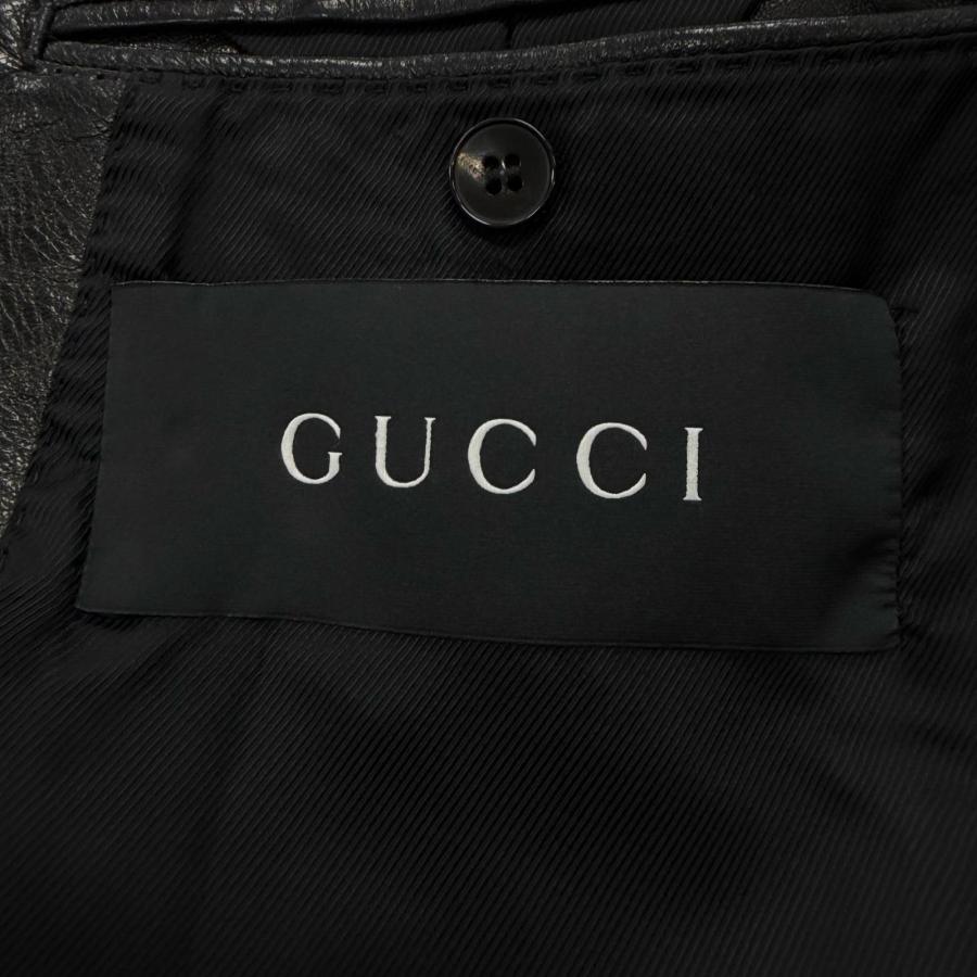 GUCCI（グッチ） 良品▽GUCCI ヴィンテージ 156269 羊革 ラムレザー