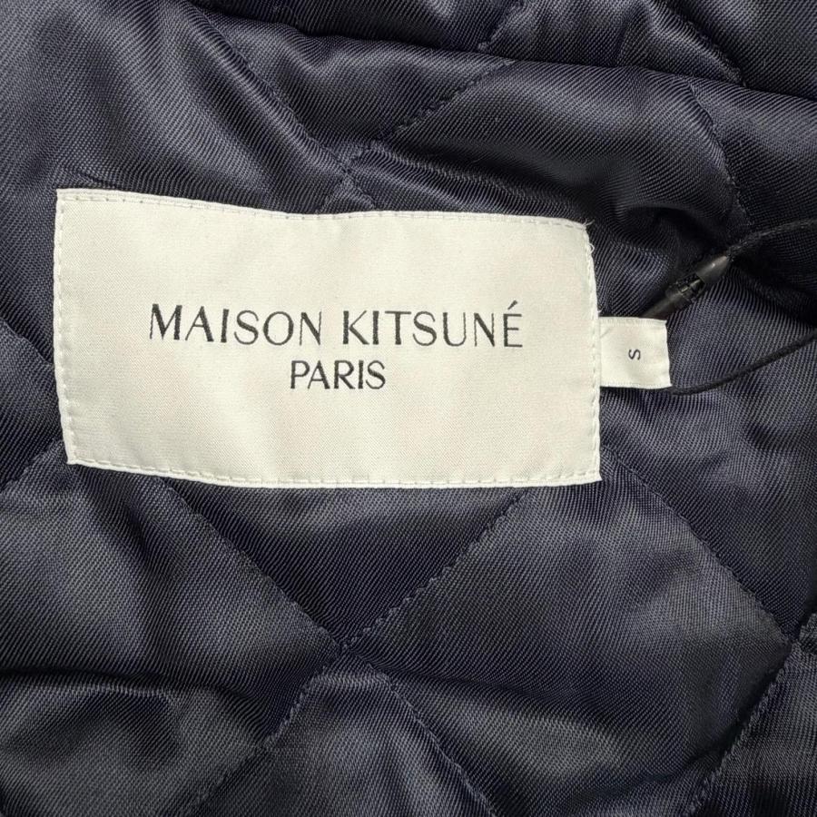 未使用品▽MAISON KITSUNE メゾンキツネ HU02280WE 0003 ロゴ刺繍