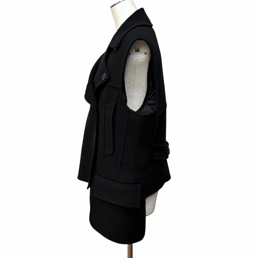 極美品★Christian Dior クリスチャンディオール 350G18A0060 カシミヤ混 マイクロカナージュ キルティングライナー付 ベスト 44 正規品の画像