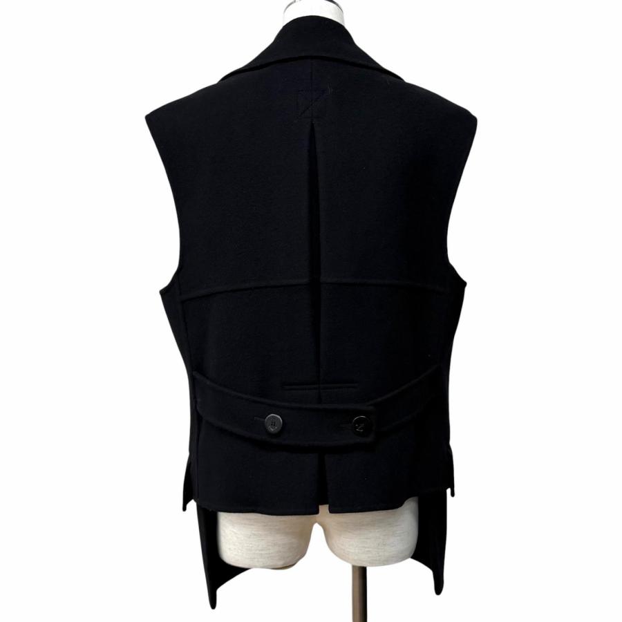 極美品★Christian Dior クリスチャンディオール 350G18A0060 カシミヤ混 マイクロカナージュ キルティングライナー付 ベスト 44 正規品の画像