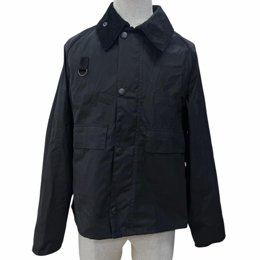 極美品□Barbour バブアー 23AW MWX1212 SPEY WAX JACKET 襟 