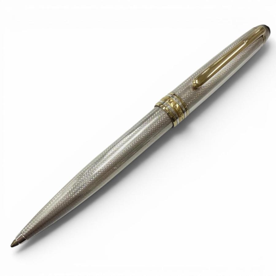 超美品 レア モンブラン ソリテール バーレイ シルバー Ag925 ボールペン MONTBLANC（モンブラン） 美品□MONTBLANC ヴィンテージ ソリテール