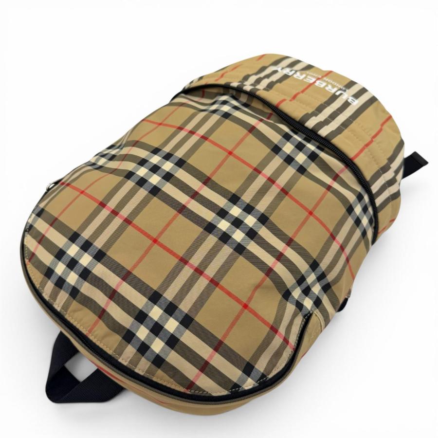 極美品【BURBERRY】ノバチェック ベージュ×ブラウン ケース 箱付き BURBERRY（バーバリー） 極美品☆BURBERRY 8013921 ノバチェック ロゴ