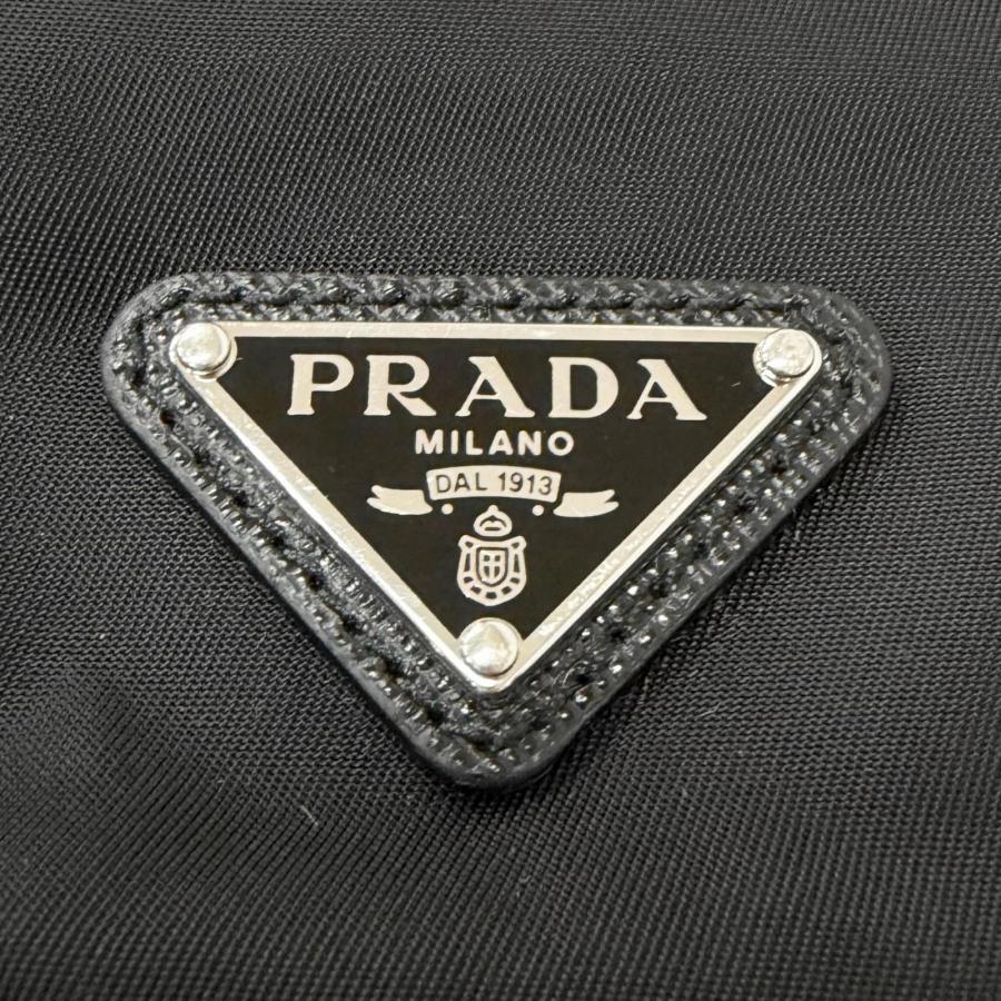 PRADA（プラダ） 美品□PRADA 1NS369 一部レザー トライアングルロゴ