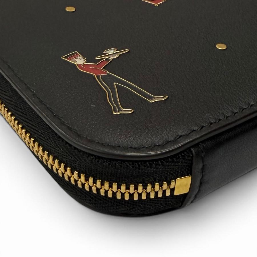 美品★Cartier カルティエ CRL3002008 レザー ディアボロ ドゥ カルティエ フォンポーチ ポシェット ブラック 箱・保存袋付き_6