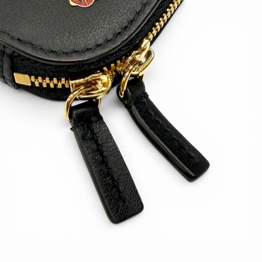 美品★Cartier カルティエ CRL3002008 レザー ディアボロ ドゥ カルティエ フォンポーチ ポシェット ブラック 箱・保存袋付き_8