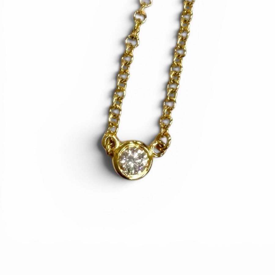 美品ティファニーダイヤモンドバイザヤード　イエローゴールド　エルサペレッティ TIFFANY&Co.（ティファニー） 美品☆TIFFANY&Co. エルサペレッティ