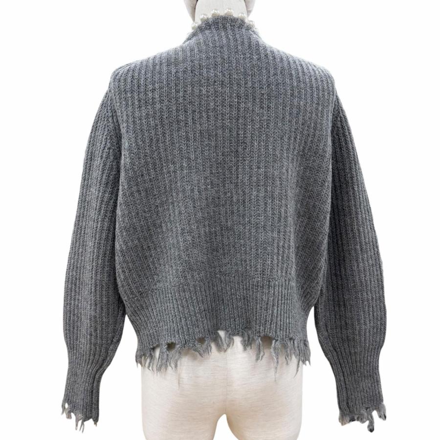 極美品◇MADISONBLUE マディソンブルー 22AW ウール100％ PEARL DAMAGE