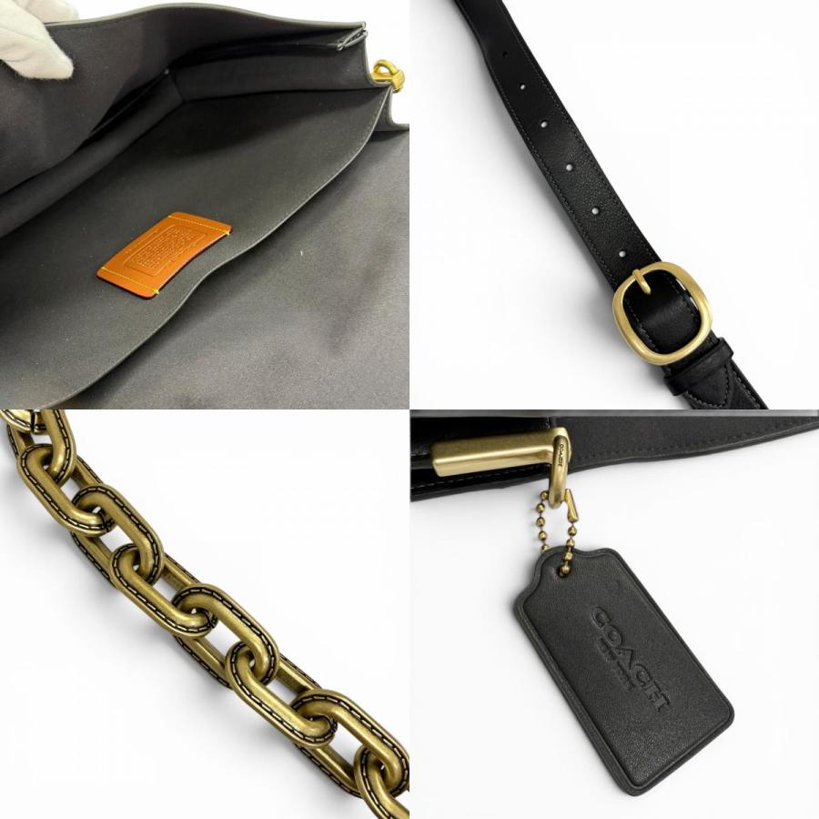 COACH（コーチ） 美品△COACH CY921 チェーン タビー ショルダーバッグ 