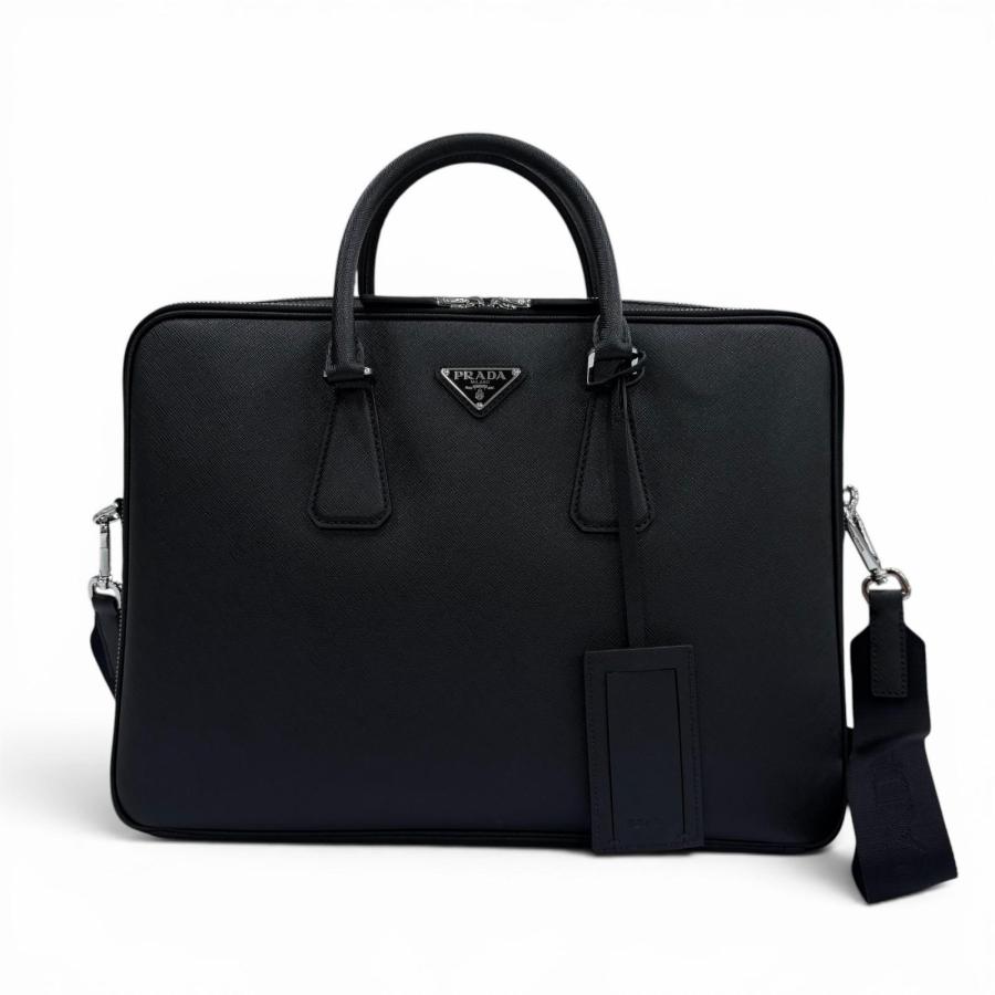 PRADA（プラダ） 極美品▽PRADA 2VE022 サフィアーノレザー