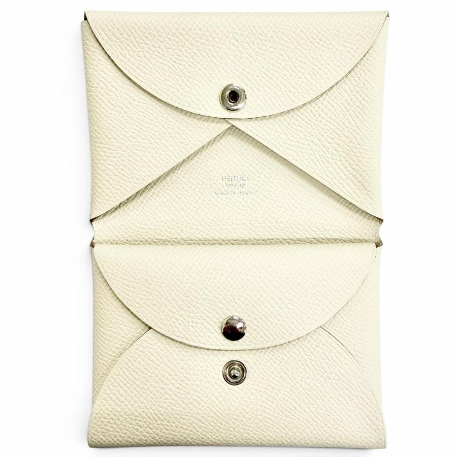 HERMES（エルメス） 美品△HERMES カルヴィ デュオ ヴォーエプソン