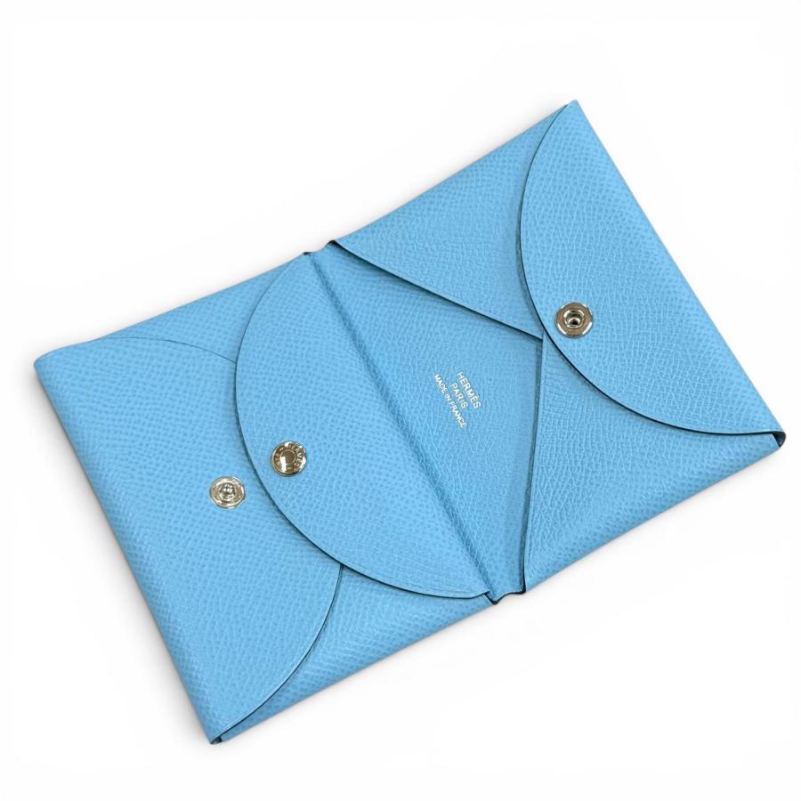 HERMES（エルメス） 極美品☆HERMES カルヴィ デュオ セレステ ヴォー