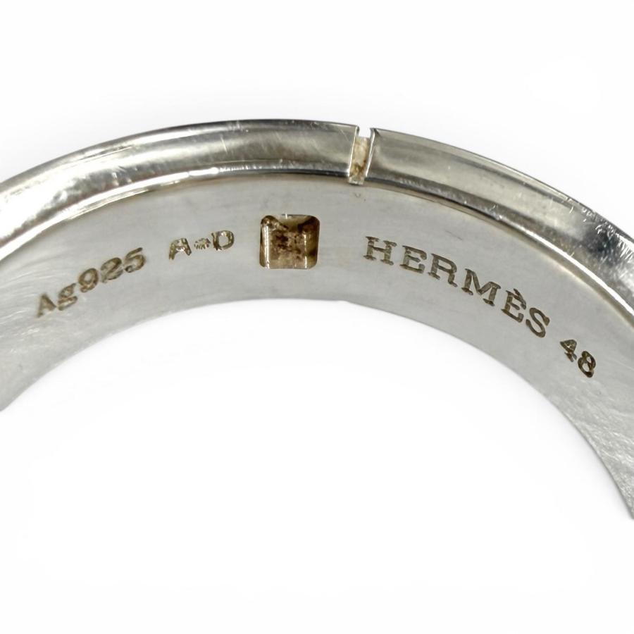 HERMES（エルメス） 美品☆HERMES ヘラクレス AG925 Hモチーフ リング