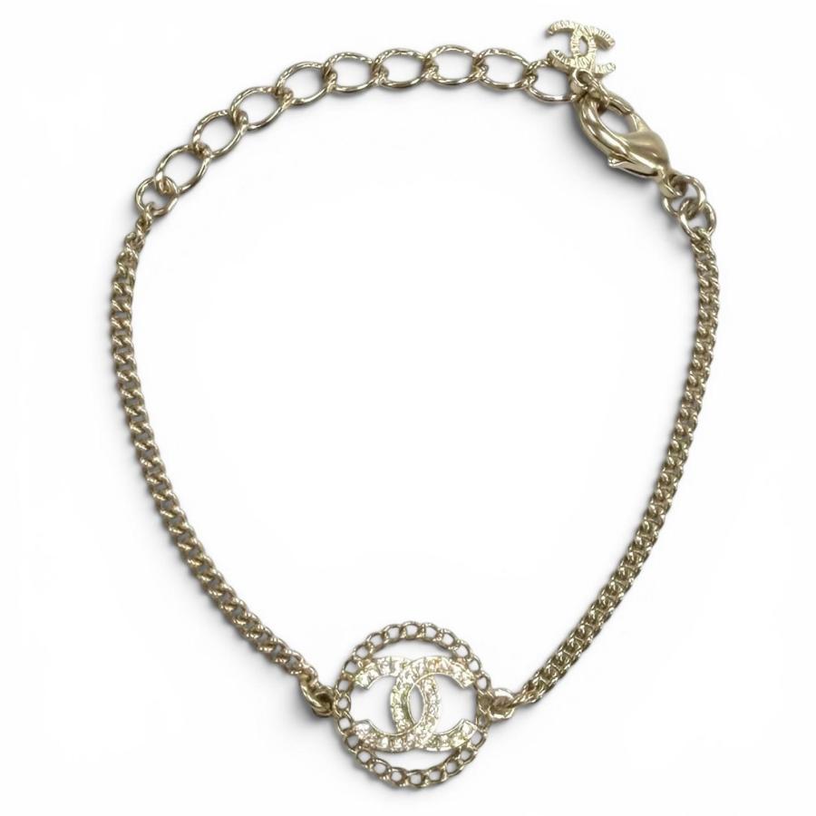 CHANEL（シャネル） 極美品☆CHANEL A25B ABG297 ラインストーン ココ