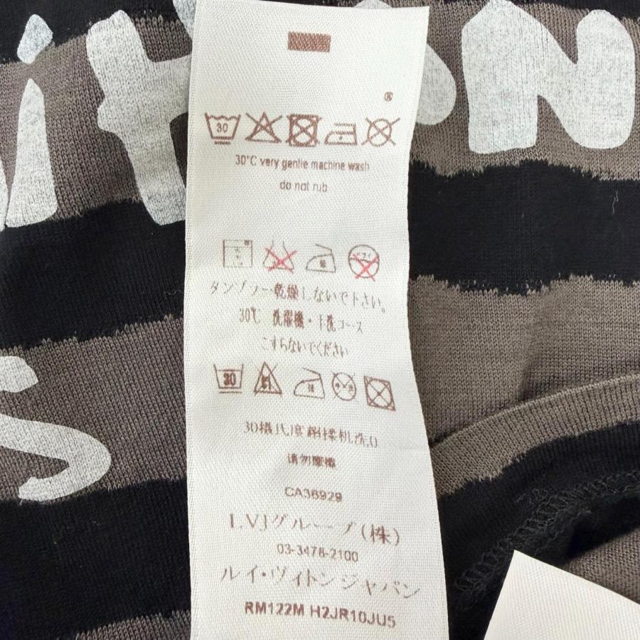 ルイヴィトン　タグ付き　ロゴ付き　ボーダー　ロングTシャツ　トレーナー　デザイン LOUIS VUITTON（ルイ・ヴィトン） 極美品□LOUIS VUITTON ボーダー