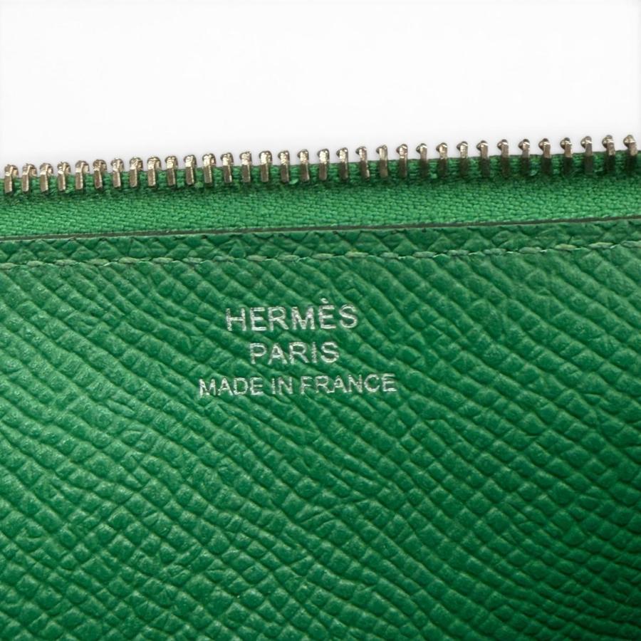 HERMES（エルメス） 良品▽HERMES カルヴィGM ヴォーエプソン レザー
