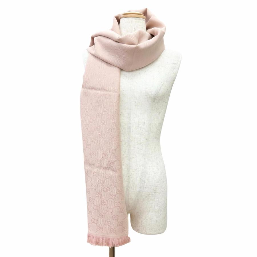 GUCCI（グッチ） 未使用品△GUCCI 848507 GGウール スカーフ ミニ 